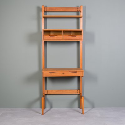 Modular Wall Unit in Teak from Brodrene Jatog Mobelfabrik, 1960s-WZF-2021956