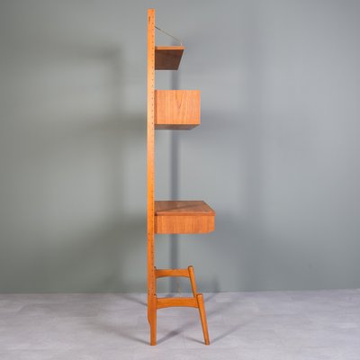 Modular Wall Unit in Teak from Brodrene Jatog Mobelfabrik, 1960s-WZF-2021956