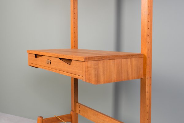 Modular Wall Unit in Teak from Brodrene Jatog Mobelfabrik, 1960s-WZF-2021956