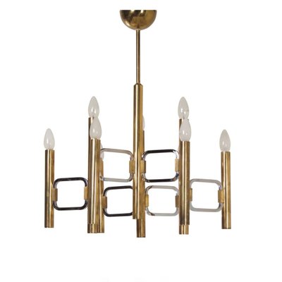 Modulo Series Chandelier by Profili Industria Lampadari, 1970s-ZT-1750545