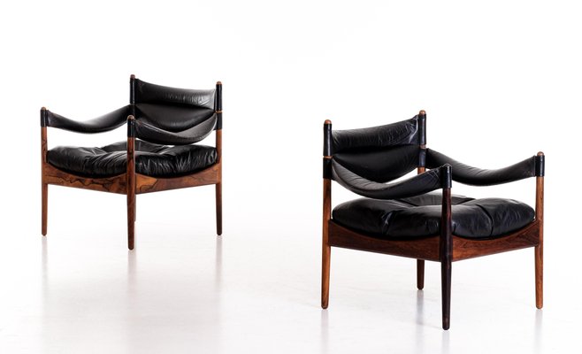 Modus Chairs by Kristian Solmer Vedel, 1960s, Set of 2-QU-1706895