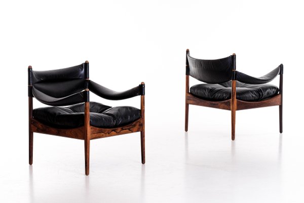 Modus Chairs by Kristian Solmer Vedel, 1960s, Set of 2-QU-1706895