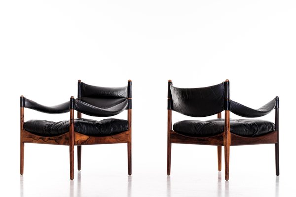 Modus Chairs by Kristian Solmer Vedel, 1960s, Set of 2-QU-1706895