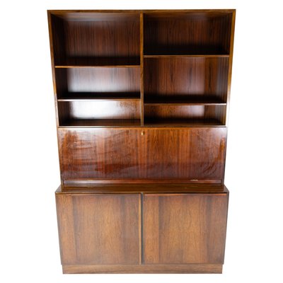 Moel No. 9 Rosewood Bookcase with Cabinets by Omann Junior-UY-911740