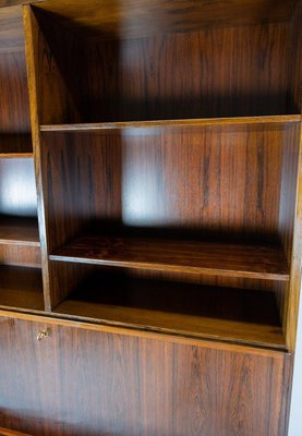 Moel No. 9 Rosewood Bookcase with Cabinets by Omann Junior-UY-911740