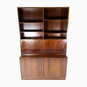 Moel No. 9 Rosewood Bookcase with Cabinets by Omann Junior-UY-911740