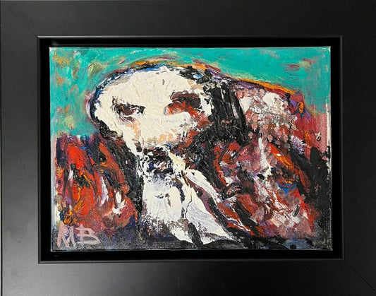 Mogens Balle, Abstract Composition, Oil on Canvas, Framed