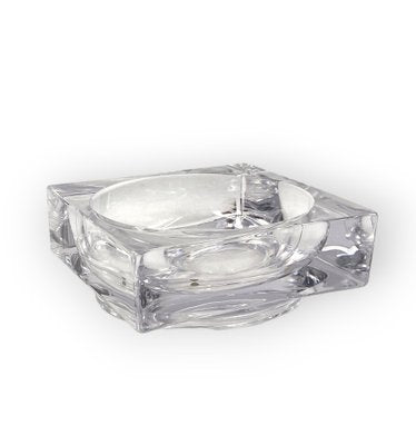 Molded Crystal Ashtray friom Sevres France, 1970s-TXN-1728929