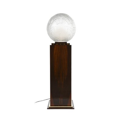 Molded Glass Ball on Tailor-Made Luminous Column from Sabino-NQ-1135403