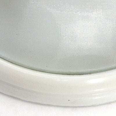 Molded Glass Ceiling Lamp, 1940s-EZ-772667