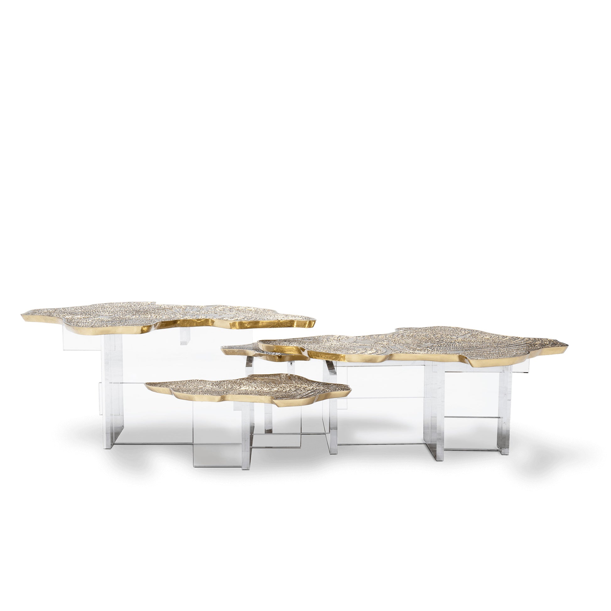 Monet - Low Metal/Wood coffee table by Boca Do Lobo #Brass