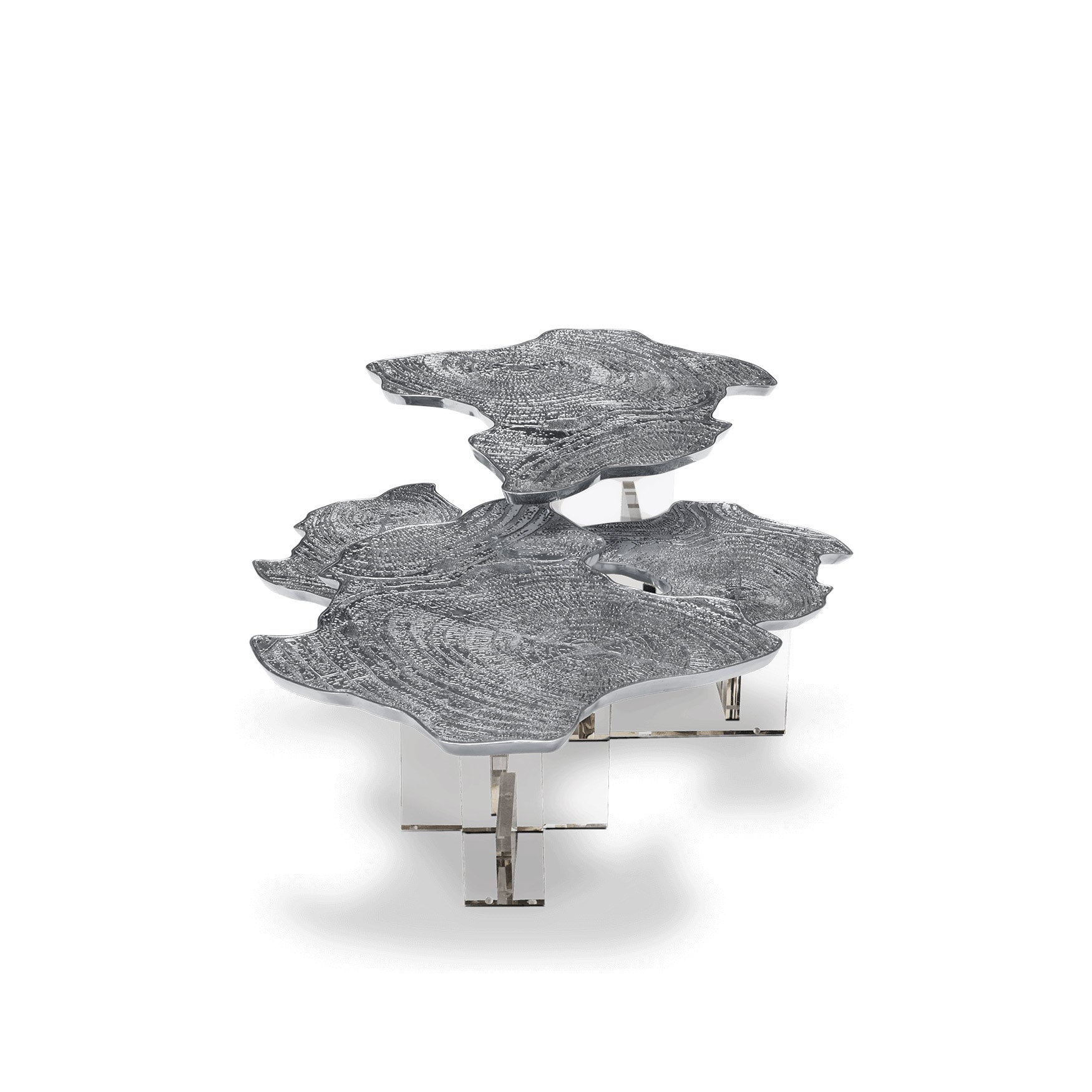 Monet - Low Metal/Wood coffee table by Boca Do Lobo #Silver