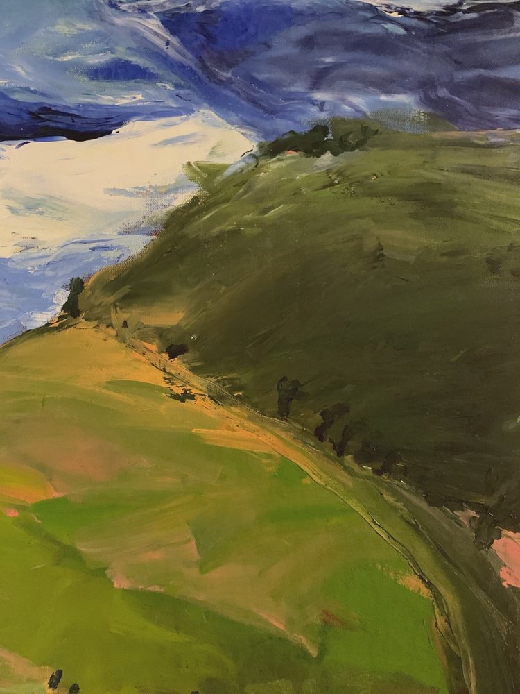 Monika Rossa, Landscape, Oil on Canvas, 2000