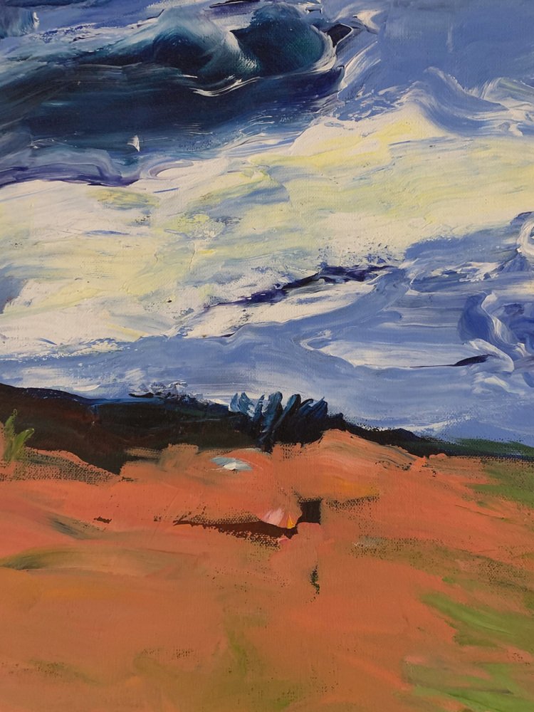 Monika Rossa, Landscape, Oil on Canvas, 2000