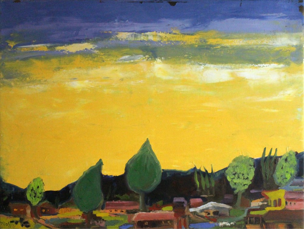 Monika Rossa, Landscape, Oil on Canvas, 2010