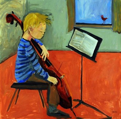 Monika Rossa, Little Cellist, 2016