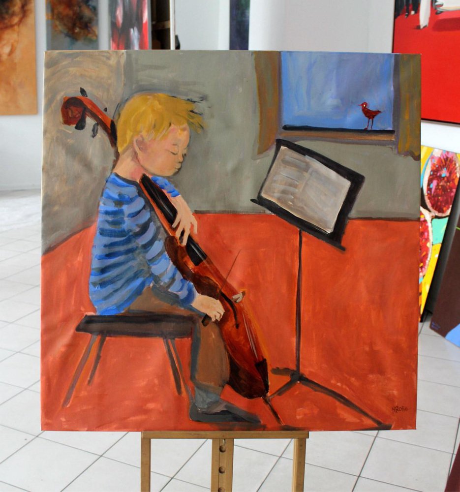 Monika Rossa, Little Cellist, 2016