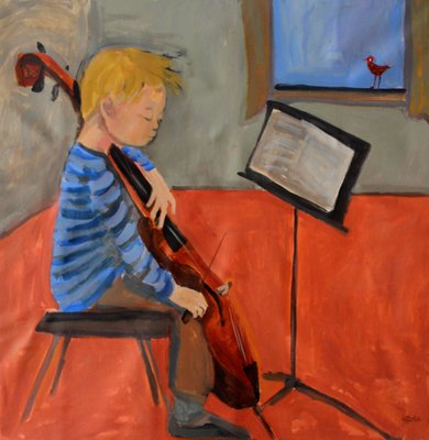 Monika Rossa, Little Cellist, 2016-XHG-927441