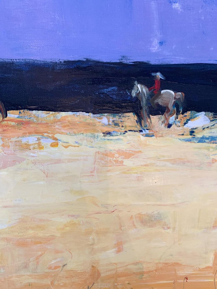 Monika Rossa, Riders, 2021, Oil on Canvas