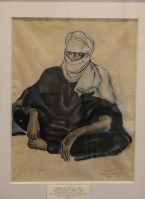 Monique Cras, Mouflon Hunter, Hoggar, 1942, Gouache-YXM-2026956