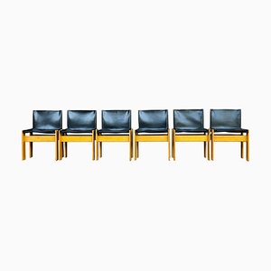 Monk Chairs by Afra & Tobia Scarpa for Molteni, 1973, Set of 8-RPH-1354546