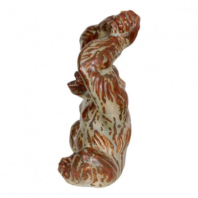 Monkey Figure in Stoneware by Knud Kyhn-MTD-1399762