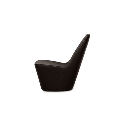 Monopod Lounge Chair in Dark Brown Leather by Jasper Morrison for Vitra-RQW-1748518