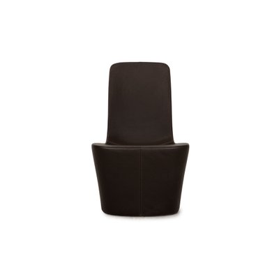 Monopod Lounge Chair in Dark Brown Leather by Jasper Morrison for Vitra-RQW-1748518