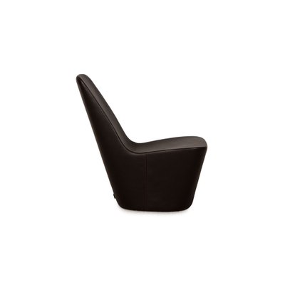 Monopod Lounge Chair in Dark Brown Leather by Jasper Morrison for Vitra-RQW-1748518