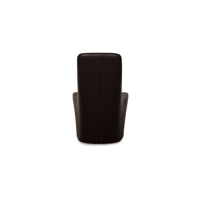 Monopod Lounge Chair in Dark Brown Leather by Jasper Morrison for Vitra-RQW-1748518