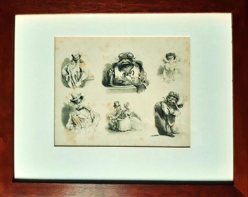 Monorganorama - Suite of 5 Original Lithographs by A. Grevin - 1858 1858-ZCI-758954