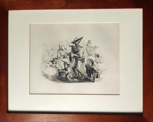 Monorganorama - Suite of 5 Original Lithographs by A. Grevin - 1858 1858-ZCI-758954