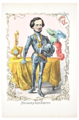 Monsegneur Le Baron Sorbettino - Lithograph by A. Maganaro - 1872 1872-ZCI-761071