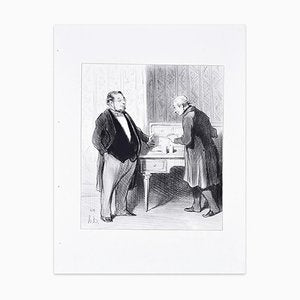 Monsieur Par suite De La Fusion... - Lithograph by H. Daumier - 1845 1845-ZCI-757334