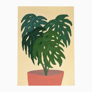 Monstera Plant, 2023, Acrylic on Paper-RWC-1786034