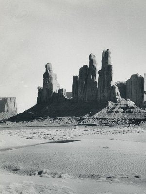 Monument Valley, Utah/Arizona, USA, 1960s, Black & White Photograph-DYV-1246169