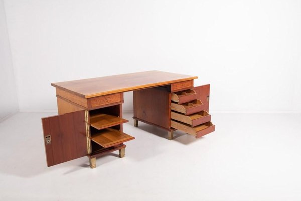 Monumental Danish Modern Executive Desk, 1950s-KMC-900683