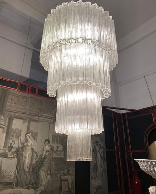 Monumental Italian Murano Glass Tronchi Chandelier, 1990s-MBH-1717709