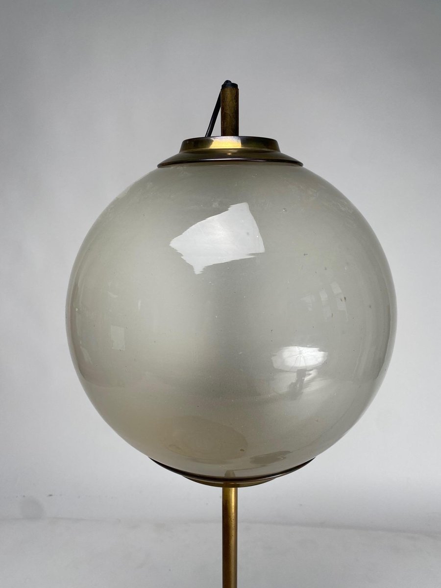 Monumental Mikado Table Lamp in Brass by Luigi Caccia Domini for Azucena, Italy, 1963