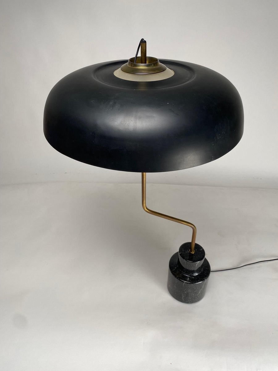 Monumental Mikado Table Lamp in Brass by Luigi Caccia Domini for Azucena, Italy, 1963