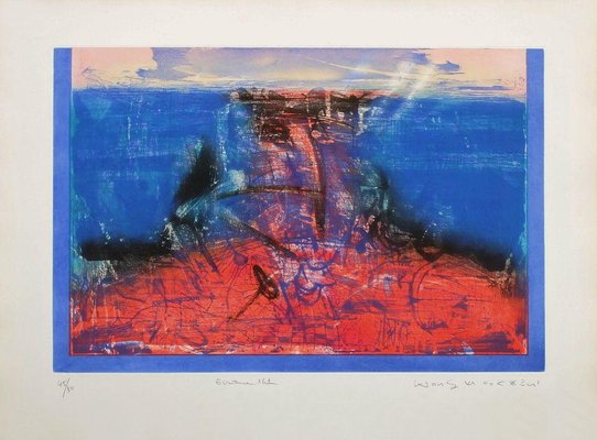 Moo Chew Wong, Ecriture 161, 1975, Etching-FMZ-1137683