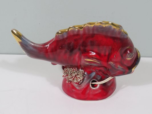 Mood Table Lamp in the Shape of a Fish from Vallauris, France, 1950s-UKG-1745963