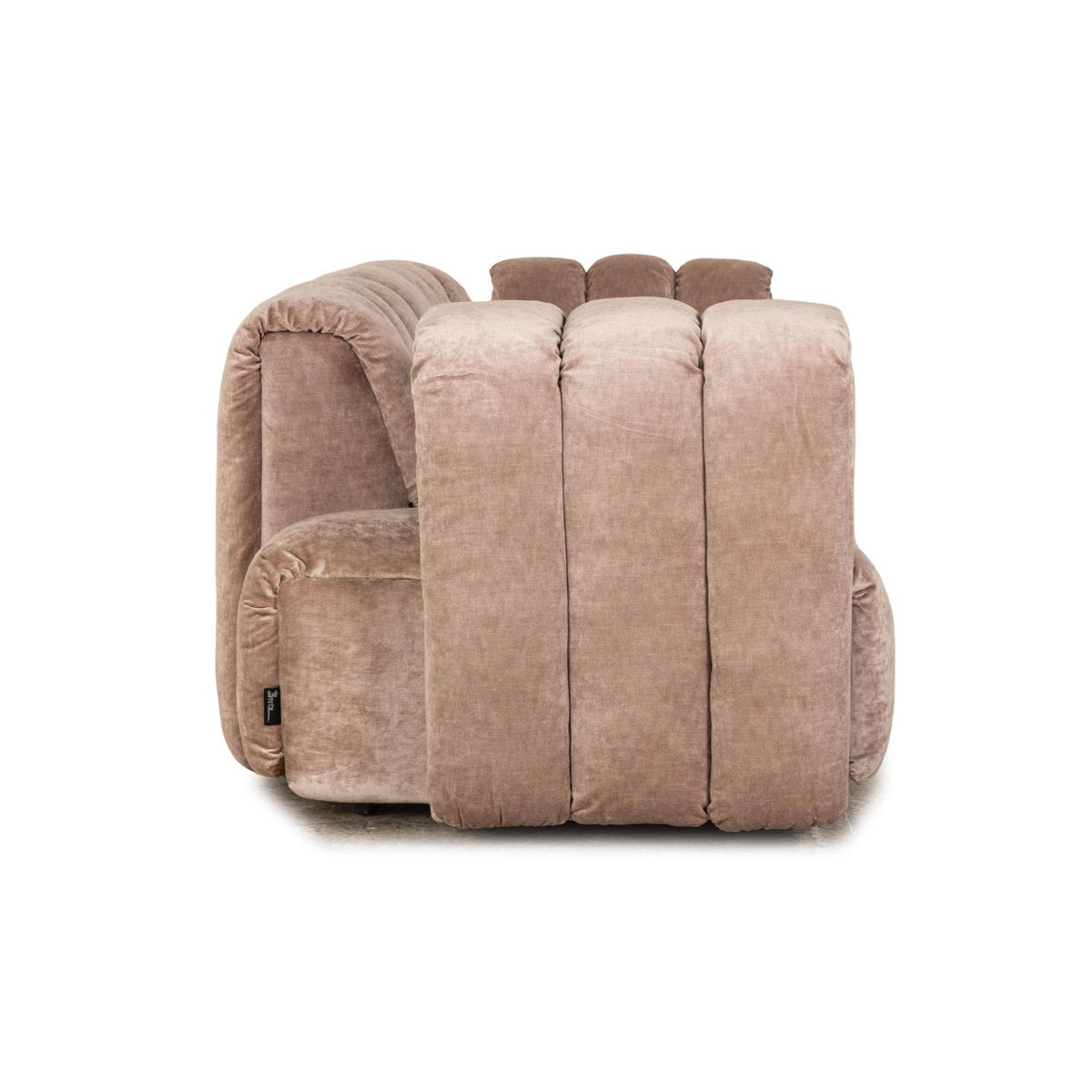 Moonkraft 3-Seater Sofa in Brown Fabric from Bretz