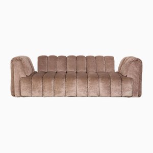 Moonkraft 3-Seater Sofa in Brown Fabric from Bretz-RQW-1756108