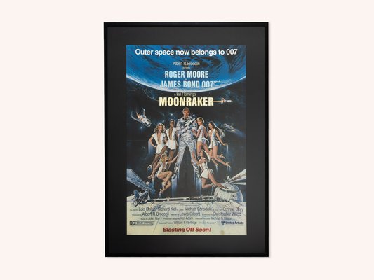 Moonraker Film Announcement Poster with Roger Moore-GPP-1185161