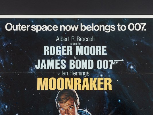 Moonraker Film Announcement Poster with Roger Moore-GPP-1185172