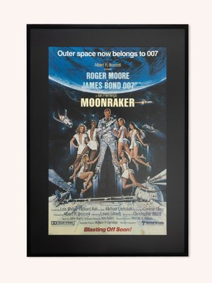 Moonraker Film Announcement Poster with Roger Moore-GPP-1185161