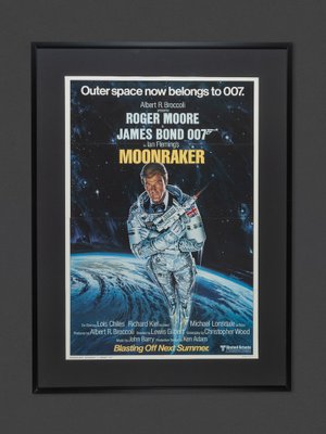 Moonraker Film Announcement Poster with Roger Moore-GPP-1185172