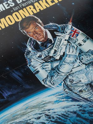 Moonraker Film Announcement Poster with Roger Moore-GPP-1185172