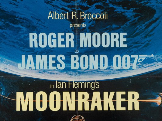 Moonraker Film Announcement Poster with Roger Moore-GPP-1185161